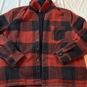 5.11 Tactical Red and Black Checkered Shirt Jacket